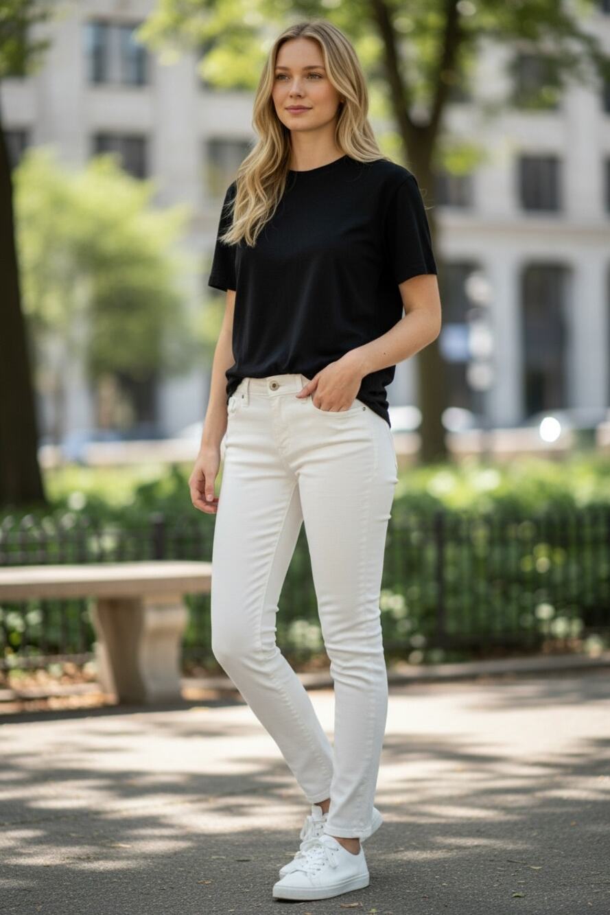 Rag & Bone White Skinny Jeans Denim Casual Modern Fit Classic Minimalist 25 NWOT